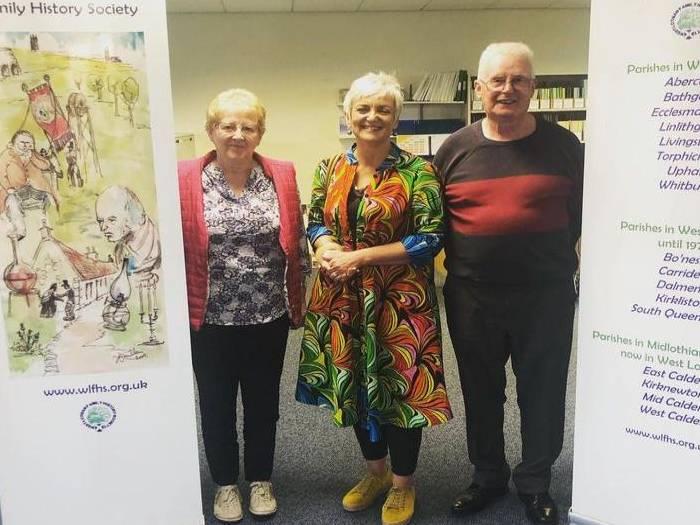 Angela Constance MSP visits West Lothian Family History Society 